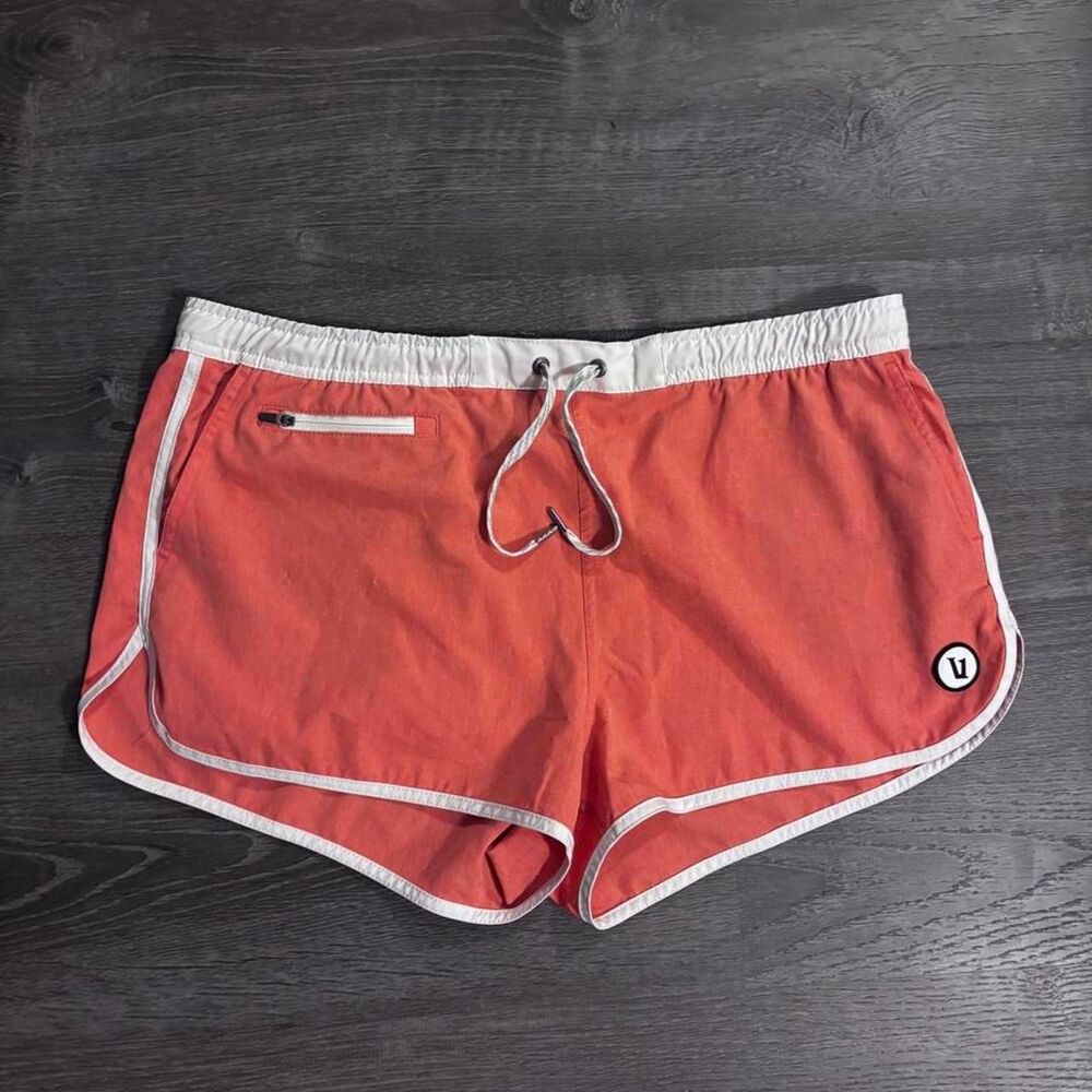Vuori Women's Orange and Red Shorts